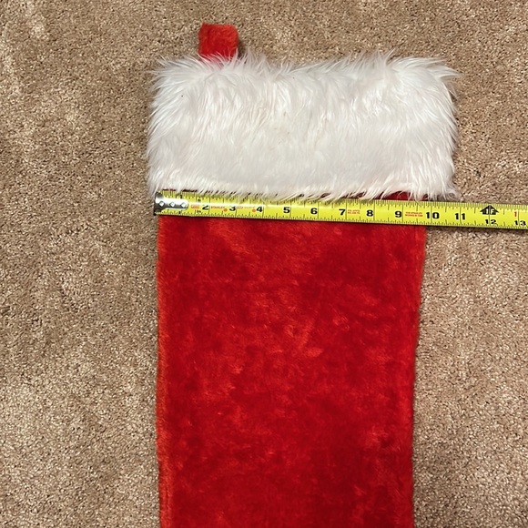 Large 27” Plush Christmas Stocking - Picture 4 of 4